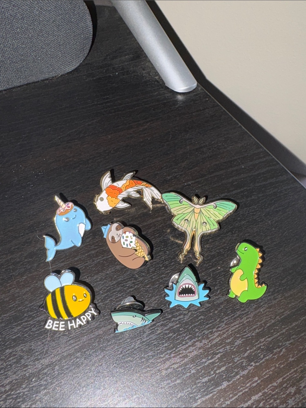 Cute Enamel Pin Lot - Colorful Animal & Sea Life Pins